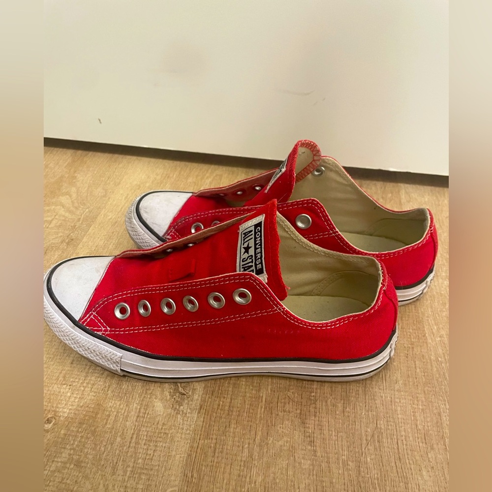 Converse Red All Star Sneakers - Picture 2 of 5